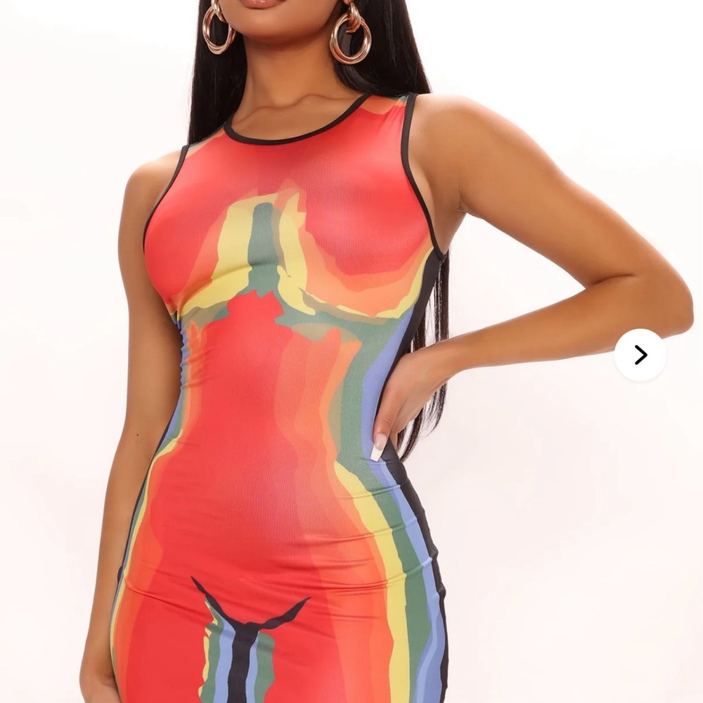 Everybody Multi Color Mini Dress - Picture 3 of 5